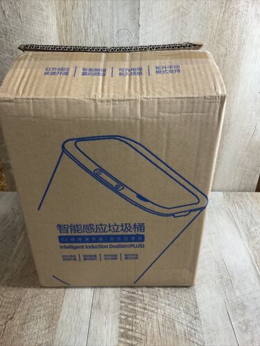 UNTESTED AS-IS ANNMETER Inductive Trash Can, Touchless Infrared Garbage Bin (6922804134071)